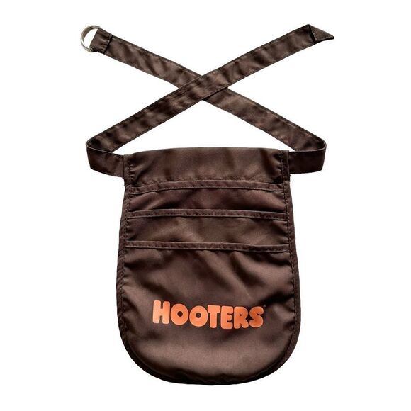 🔃Hooters Logo Waitress Uniform Money Bag Pouch - Picture 1 of 4